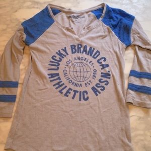 Lucky Brand Half Sleeve T-Shirt (XS)